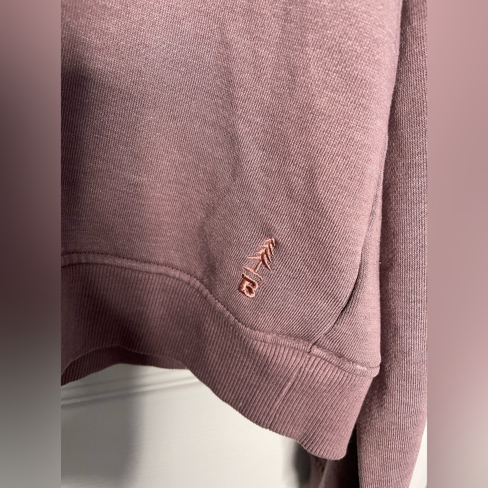 💃 BASS OUTDOOR Hibernate Half-Zip Hoodie Dusty Rose Women’s Size L NWT - Picture 2 of 4